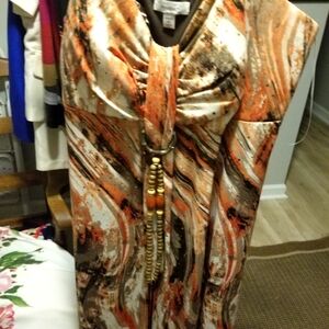 Abstract Swirl Dress